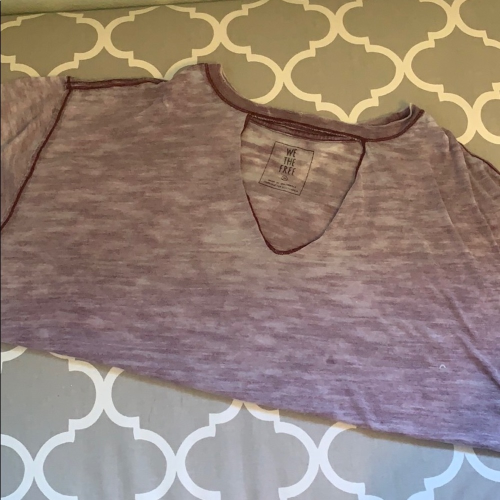 Free people distressed top - Picture 2 of 2